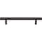 Jeffrey Alexander 128 mm Center-to-Center Brushed Oil Rubbed Bronze Square Dominique Cabinet Bar Pull 845-128DBAC - alternate 3